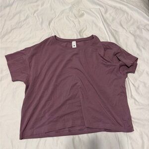 Lululemon cropped t shirt size 6